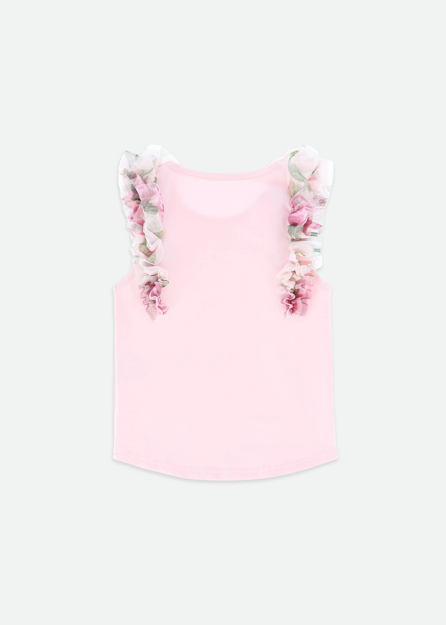 Toni Roses Ruffle Trim Top Pink 6 Toni Roses Ruffle Trim Top Pink - immagine 4