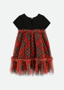 Tory Tartan Dress Black -Angels Face Negozio Tory Dress Black Back