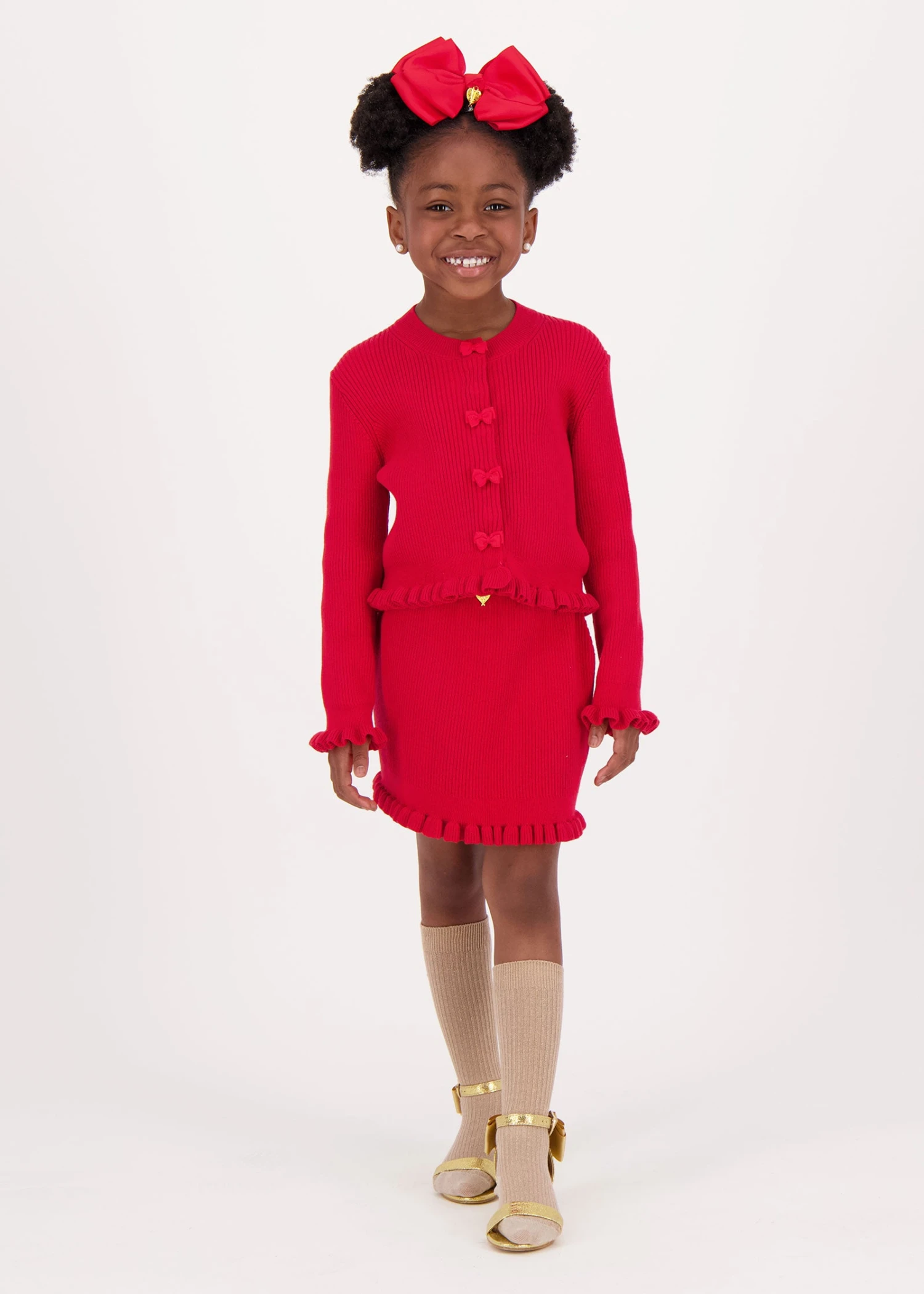 Troy Ribbed Skirt Red 4 Troy Ribbed Skirt Red - immagine 2