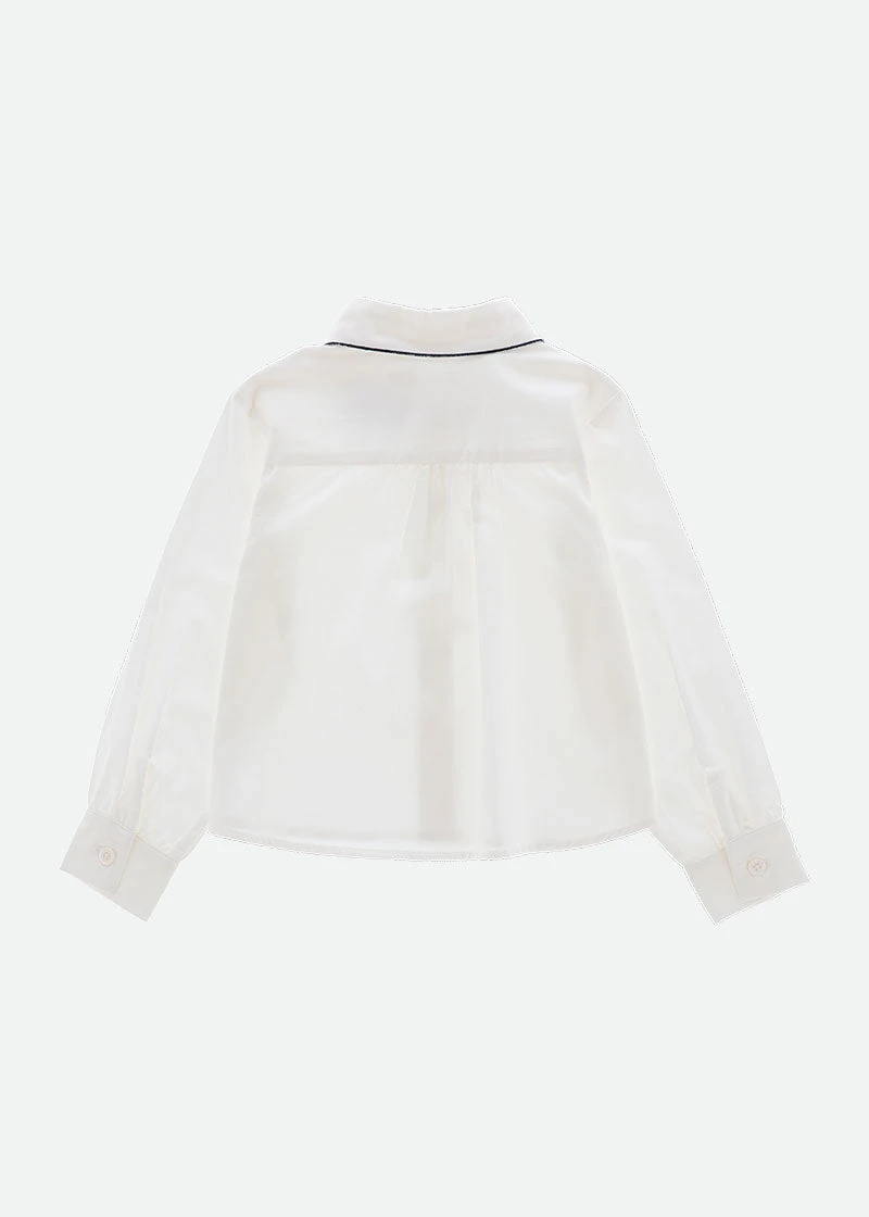 Trudie Blouse White/Navy 7 Trudie Blouse White/Navy - immagine 5