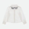 Trudie Blouse White/Navy