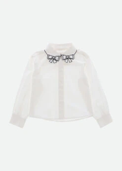 Trudie Blouse White/Navy