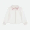 Trudie Blouse White/Rose -Angels Face Negozio Trudie Blouse Tearose Front