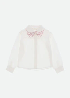 Trudie Blouse White/Rose