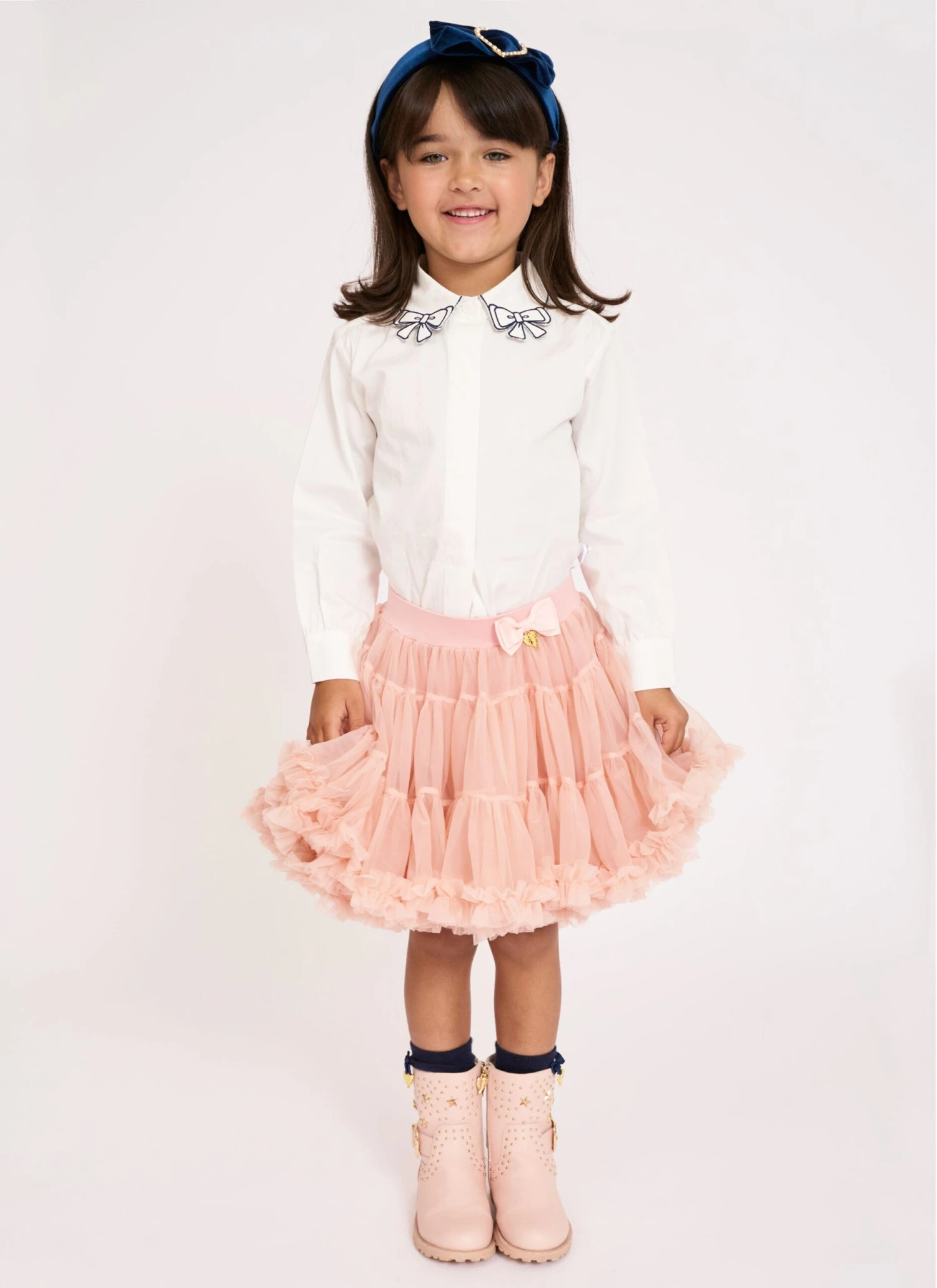 Trudie Blouse White/Navy 5 Trudie Blouse White/Navy - immagine 3