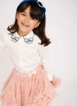 Trudie Blouse White/Navy 10 Trudie Blouse White/Navy -Angels Face Negozio Trudie Blouse White Navy Lifestyle 1