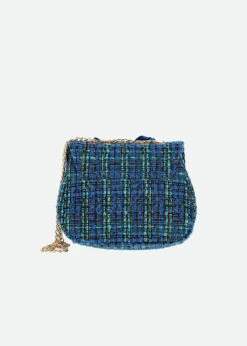 Tweedy Bag Blue -Angels Face Negozio Tweedy Bag Blue Back