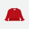 Tyler Baby Ribbed Cardigan Red