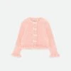 Tyler Baby Knitted Cardigan Peach -Angels Face Negozio Tyler BabyCardigan Peach Front