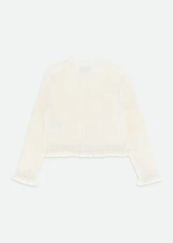 Tyler Ribbed Cardigan Vanilla 9 Tyler Ribbed Cardigan Vanilla -Angels Face Negozio Tyler Cardigan Vanilla Back