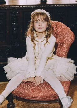 Tyler Ribbed Cardigan Vanilla 8 Tyler Ribbed Cardigan Vanilla -Angels Face Negozio Tyler Cardigan Cream Campaign