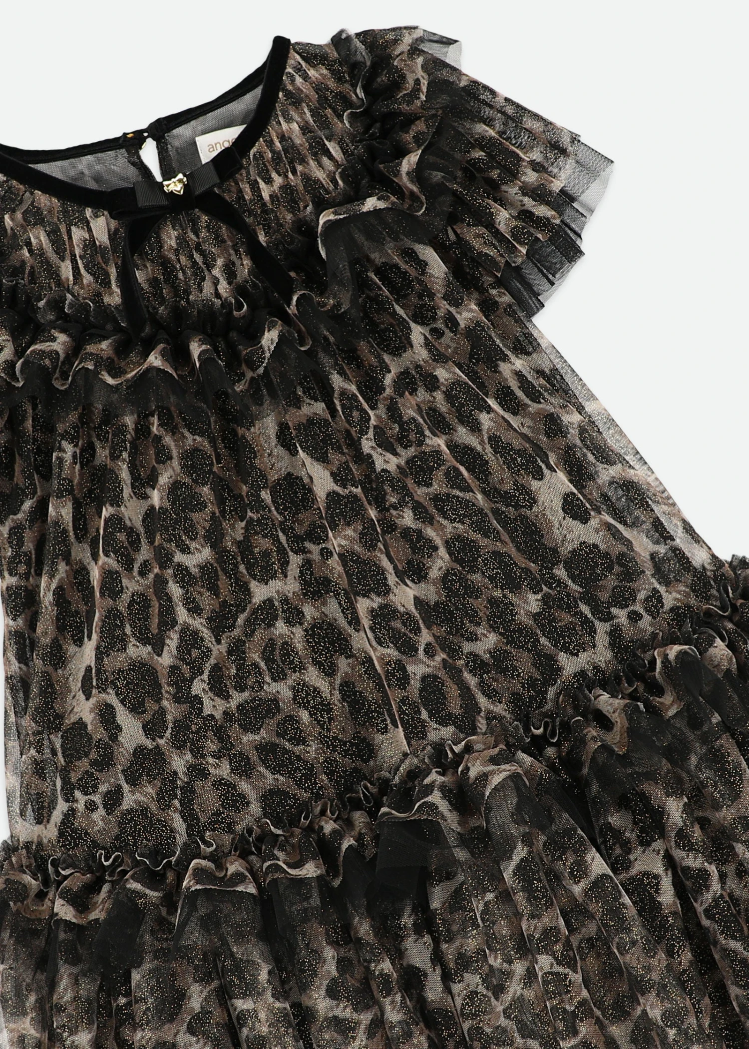 Victoria Tulle Leopard Dress Black 5 Victoria Tulle Leopard Dress Black - immagine 3