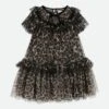Victoria Tulle Leopard Dress Black 1 Victoria Tulle Leopard Dress Black -Angels Face Negozio Victoria Dress Leopard Front