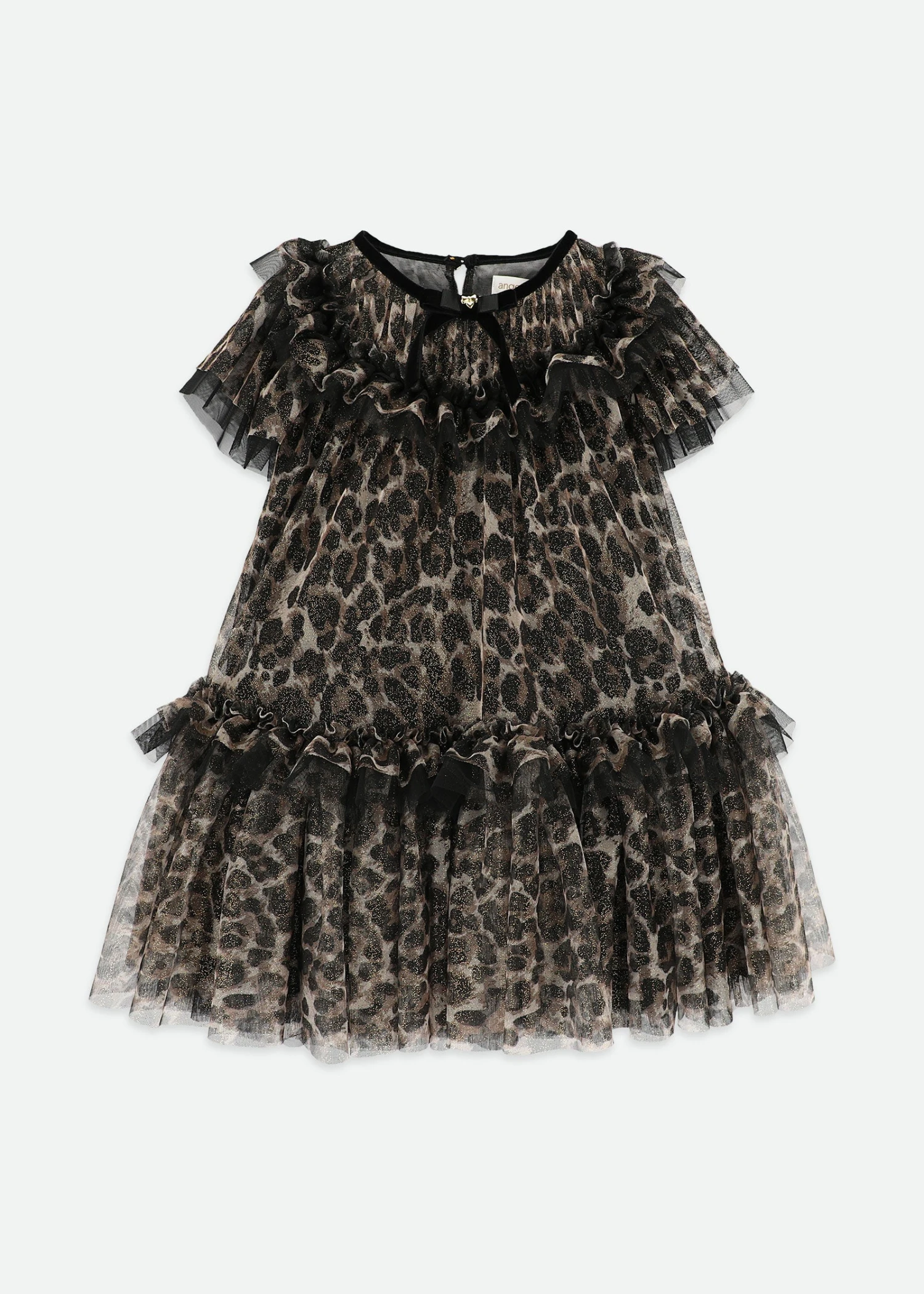 Victoria Tulle Leopard Dress Black 3 Victoria Tulle Leopard Dress Black