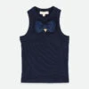 Virginia Vest Top Navy -Angels Face Negozio Virginia Vest Navy Front