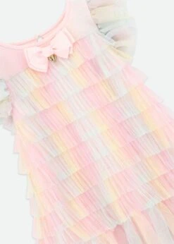 Waterfall Tulle Dress Rainbow -Angels Face Negozio Waterfall Dress Rainbow Detail