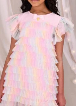 Waterfall Tulle Dress Rainbow -Angels Face Negozio Waterfall Dress Rainbow Lifestyle 1