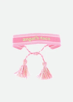 Woven Logo Bracelet Rose