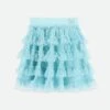 Yara Sparkle Skirt Porcelain Blue 1 Yara Sparkle Skirt Porcelain Blue -Angels Face Negozio Yara Skirt Blue Front