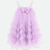 Zigzag Tulle Dress Lilac -Angels Face Negozio Zigzag Dress Lilac Front