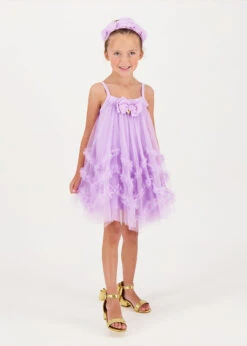 Zigzag Tulle Dress Lilac -Angels Face Negozio Zigzag Dress Lilac Lifestyle